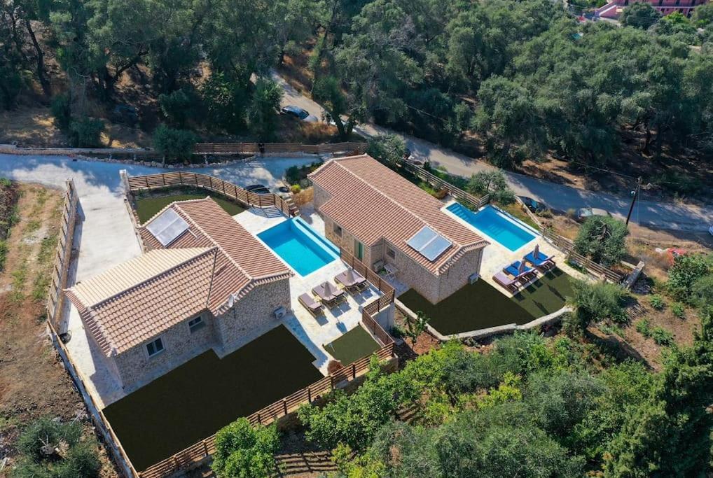 Villa Di Pietra II Liapades Bagian luar foto
